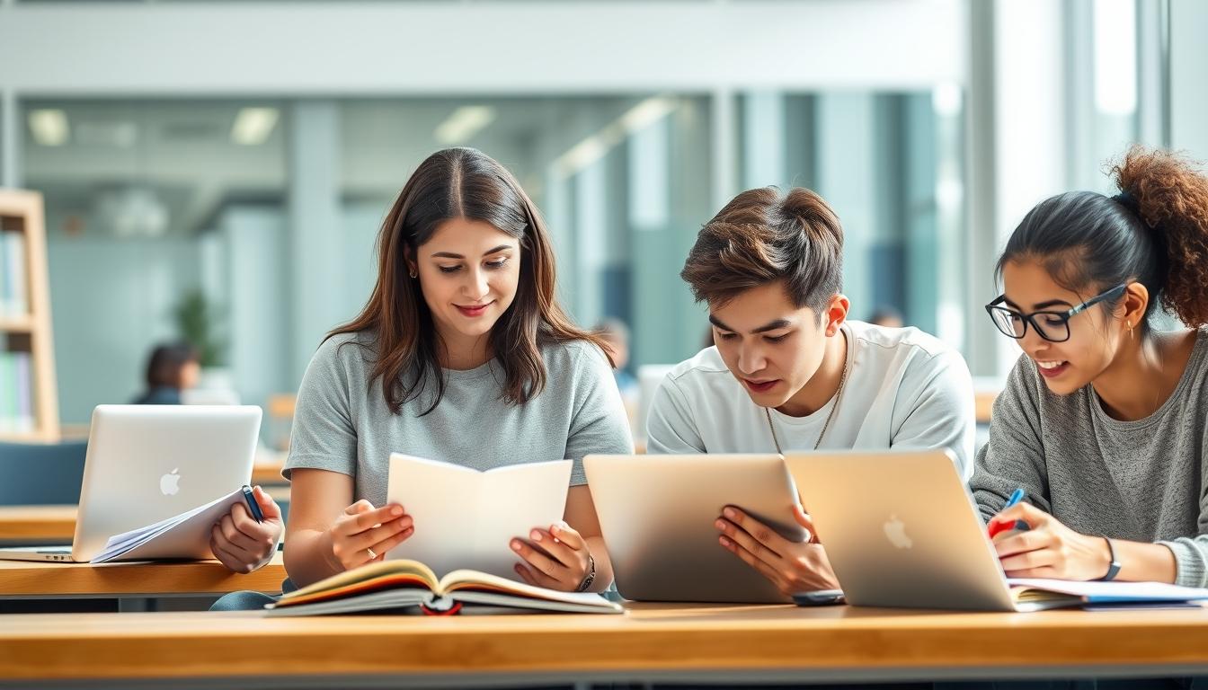 Digital learning platform with online study materials