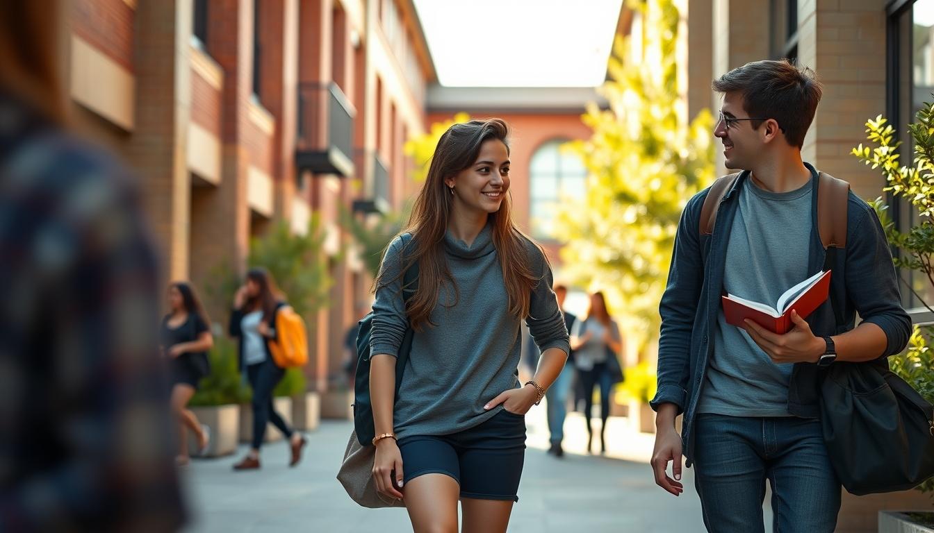 Student developing practical and academic skills